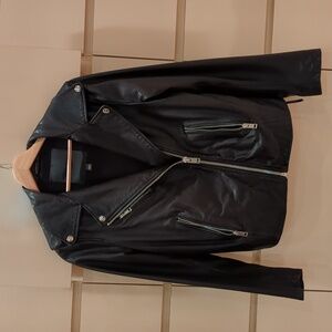 Diesel moto leather jacket NWOT